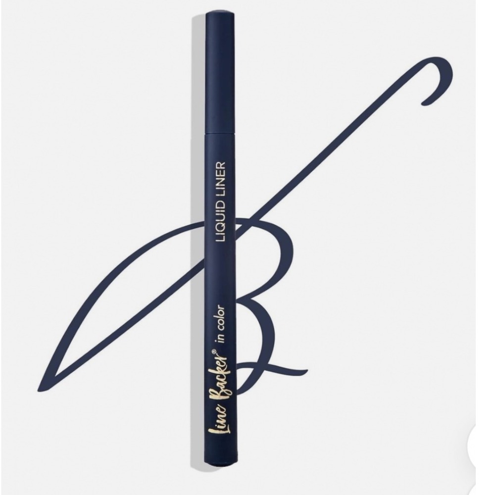 Belle Beauty Line Backer Waterproof Liquid Eyeliner Pen 24hr Wear Very Navy